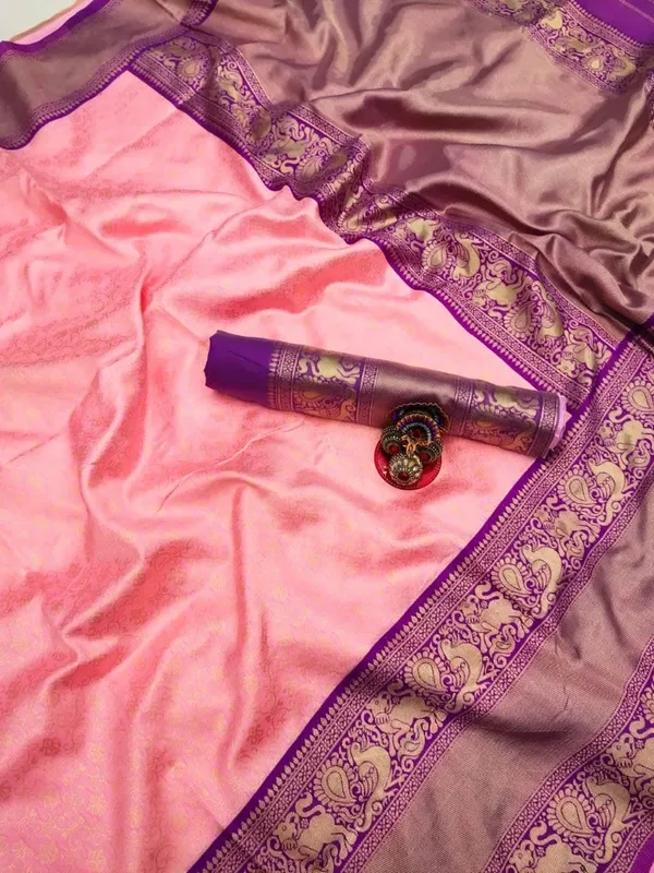 Purple_Embellished_Banarasi_Jacquard_Saree_(Purple)